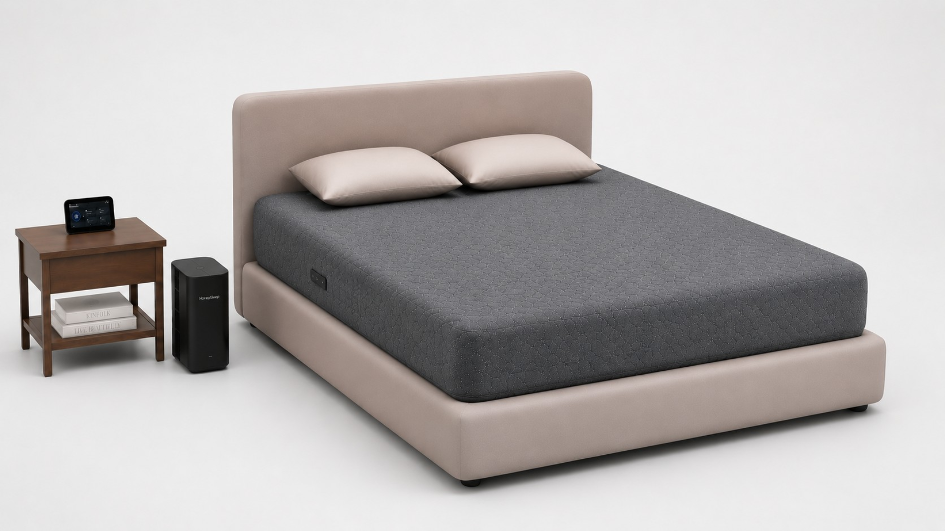 HoneySleep bed system shown from a front perspective